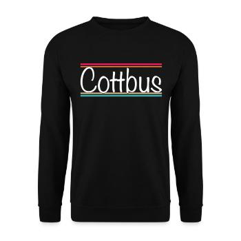 Cottbus - Unisex Pullover - Schwarz - Vorne - Alina (178cm) & Michal (187cm)