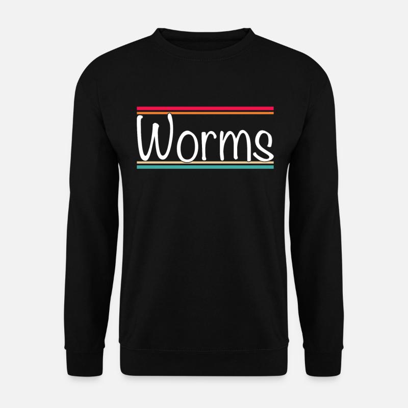 Worms - Unisex Pullover - Schwarz