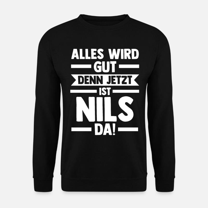 Nils - Unisex Pullover - Schwarz