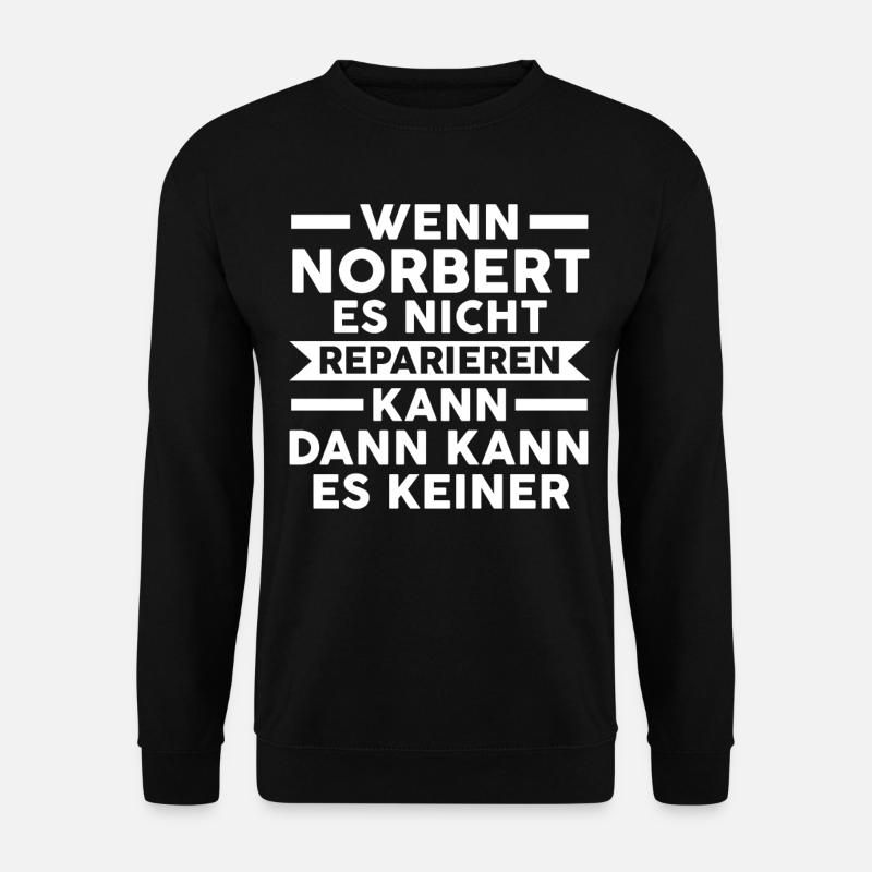 Norbert - Unisex Pullover - Schwarz