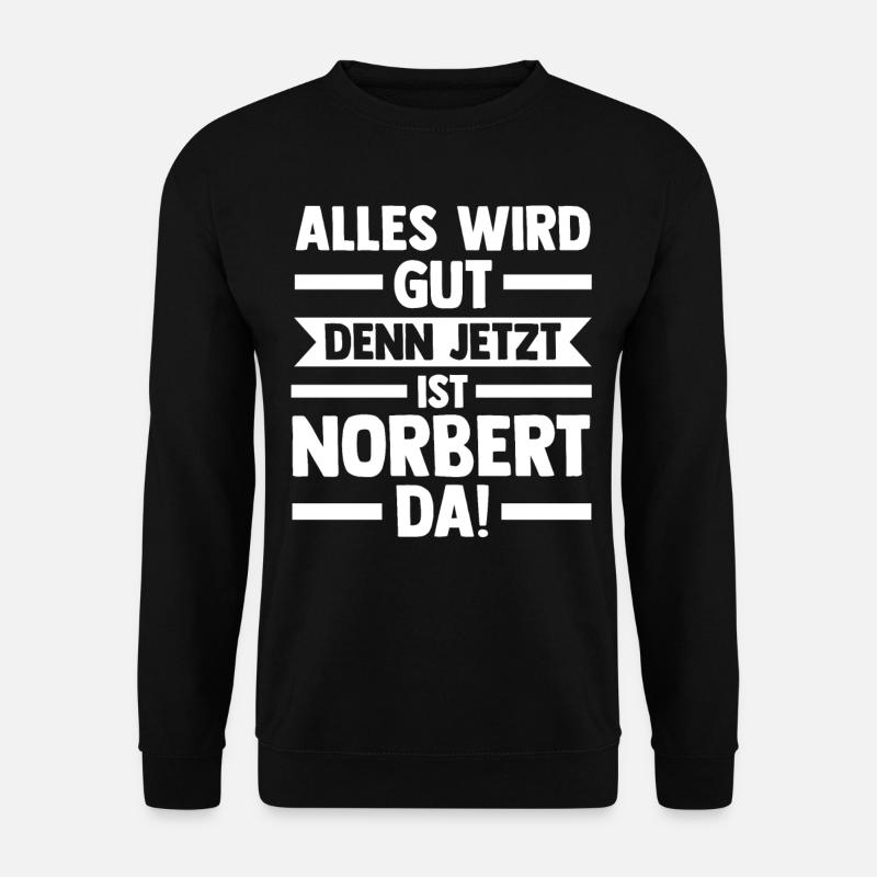Norbert - Unisex Pullover - Schwarz