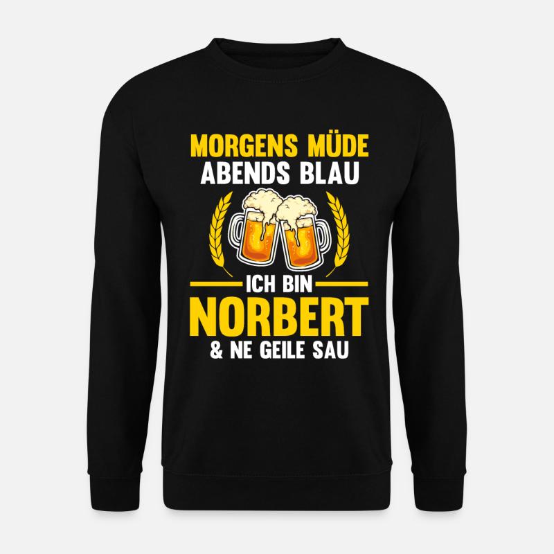 Norbert - Unisex Pullover - Schwarz