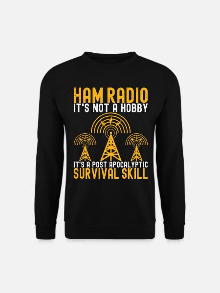 Ham Radio Ham Funker - Unisex Pullover - Schwarz