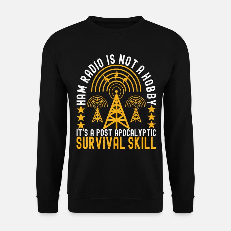 Ham Radio Ham Funker - Unisex Pullover - Schwarz