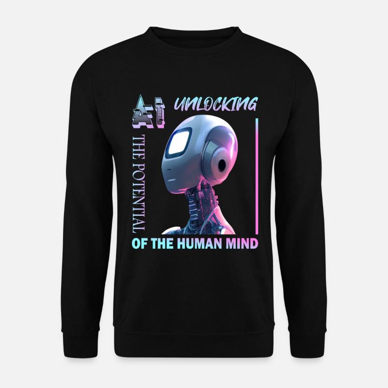 Libérer le potentiel avec l’IA - Sweat-shirt Unisexe - noir