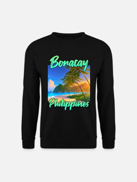 Boracay Sunset - Unisex Sweatshirt - black
