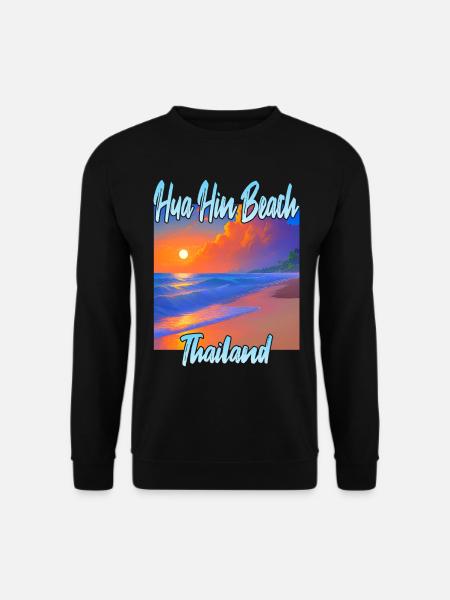 Hua Hin Beach Sunset - Unisex Sweatshirt - black