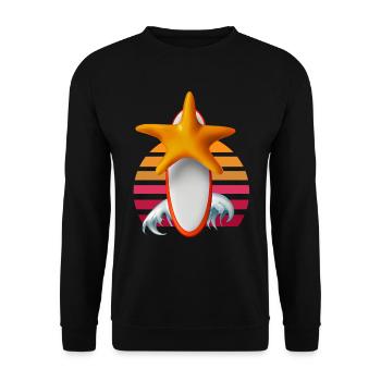Planche de surf Starfish - Sweat-shirt Unisexe - noir - Devant - Alina (178cm) & Michal (187cm)