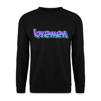 Bremen - Unisex Sweatshirt - black - Front - Alina (178cm) & Michal (187cm)