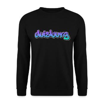 Duisbourg - Sweat-shirt Unisexe - noir - Devant - Alina (178cm) & Michal (187cm)