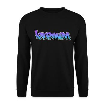 Bremen - Unisex Sweatshirt - black - Front - Alina (178cm) & Michal (187cm)