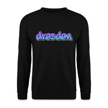 Dresden - Unisex Sweatshirt - black - Front - Alina (178cm) & Michal (187cm)