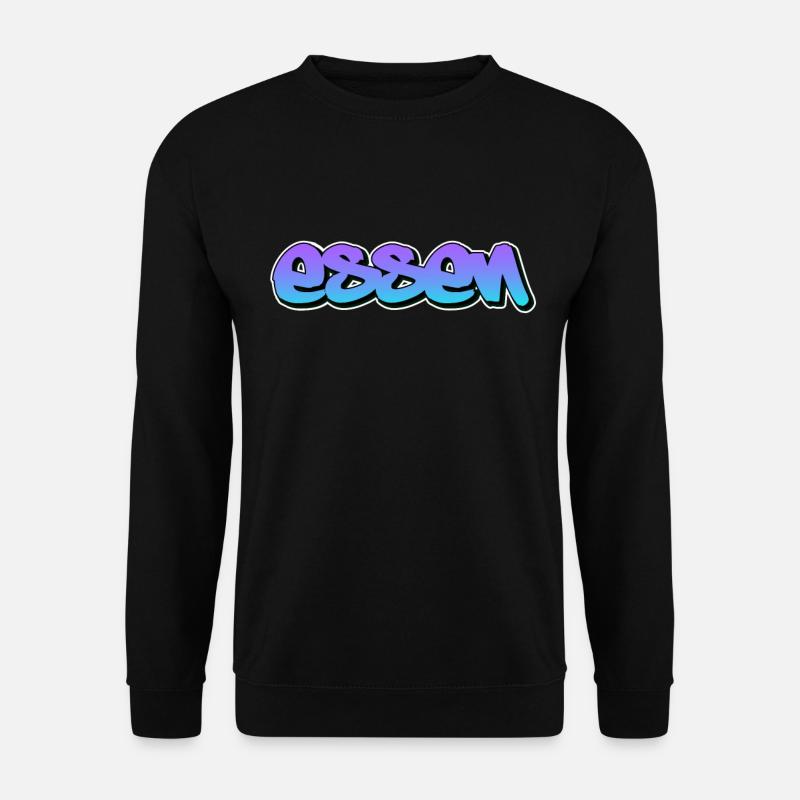 essen - Unisex Pullover - Schwarz