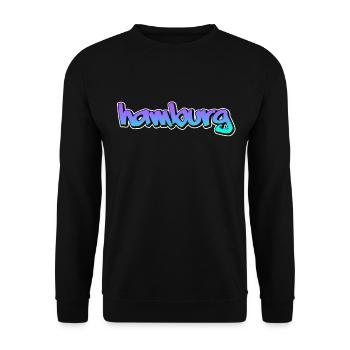 Hambourg - Sweat-shirt Unisexe - noir - Devant - Alina (178cm) & Michal (187cm)