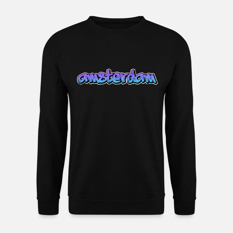 Amsterdam - Unisex Pullover - Schwarz