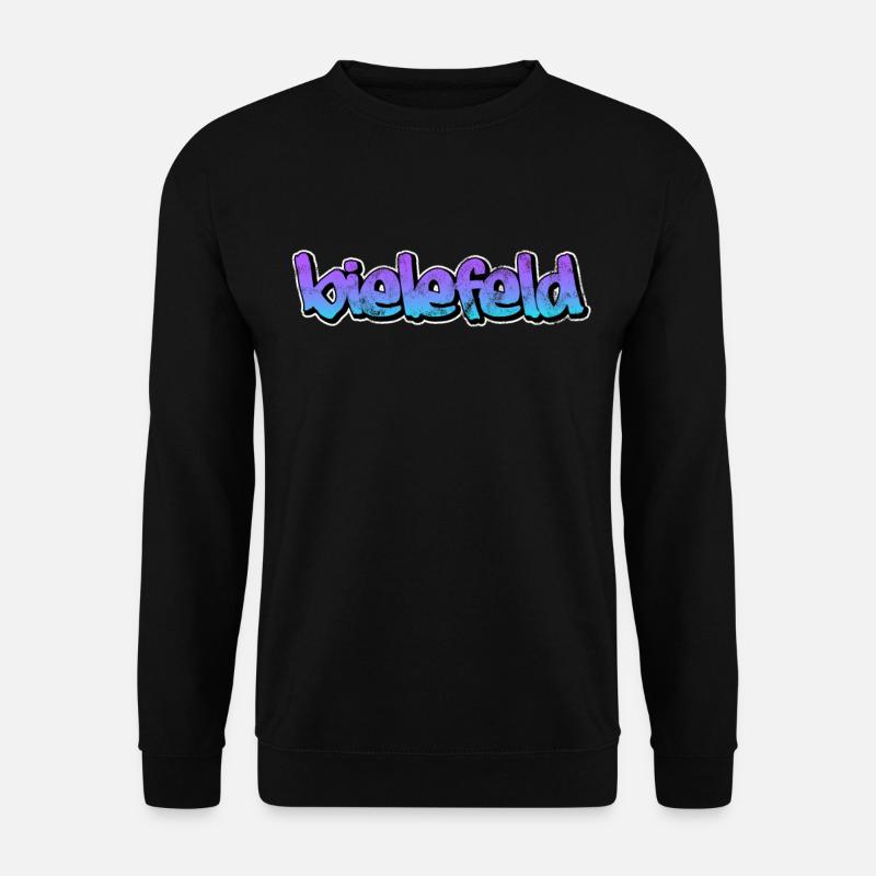 Bielefeld graffiti - Unisex Sweatshirt - black
