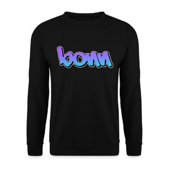 Bonn - Sweat-shirt Unisexe - noir - Devant - Alina (178cm) & Michal (187cm)