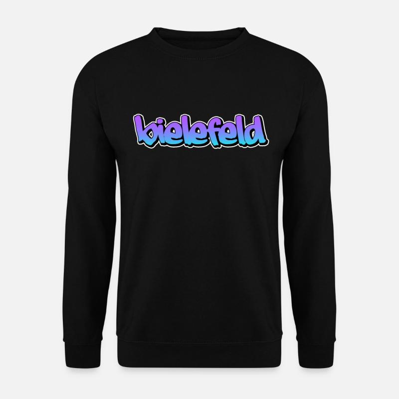 Bielefeld graffiti - Unisex Sweatshirt - black