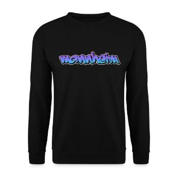 Mannheim - Unisex Sweatshirt - black - Front - Alina (178cm) & Michal (187cm)