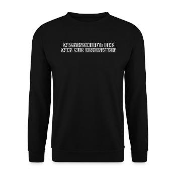 Wissenschaft - Wissenschaft: Der Weg zur - Unisex Pullover - Schwarz - Vorne - Alina (178cm) & Michal (187cm)