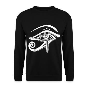 The Original Pyramid Scheme Egyptian Culture Lover - Unisex Sweatshirt - black - Front - Alina (178cm) & Michal (187cm)