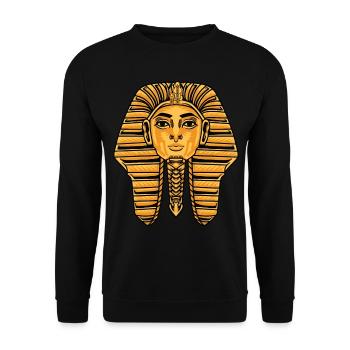 King Tut Pharaoh Ancient Egyptian For Anthropologi - Unisex Sweatshirt - black - Front - Alina (178cm) & Michal (187cm)