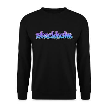 Stockholm - Unisex Sweatshirt - black - Front - Alina (178cm) & Michal (187cm)