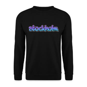 Stockholm - Unisex Sweatshirt - black - Front - Alina (178cm) & Michal (187cm)
