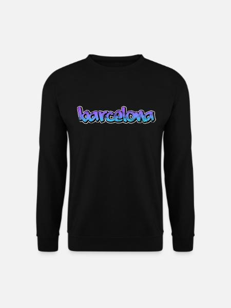 Barcelone - Sweat-shirt Unisexe - noir