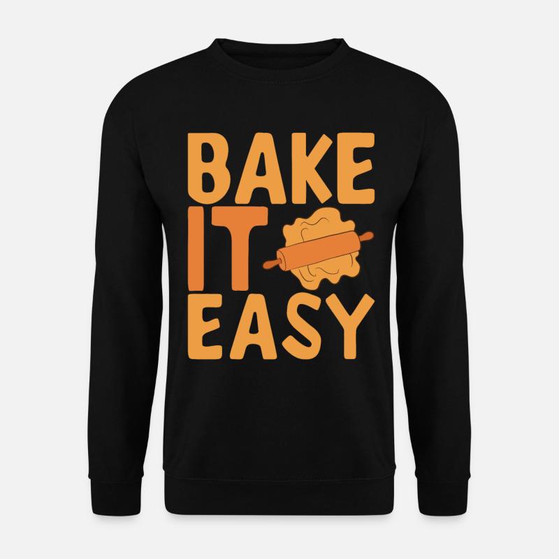 Bäcker Bäckerei Backen - Unisex Pullover - Schwarz