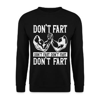 Arm wrestling arm wrestling - Unisex Sweatshirt - black - Front - Alina (178cm) & Michal (187cm)