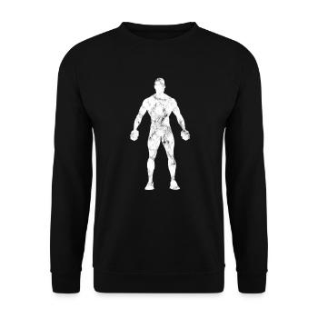 Aptitude - Sweat-shirt Unisexe - noir - Devant - Alina (178cm) & Michal (187cm)