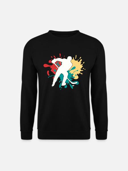 Eishockey - Unisex Pullover - Schwarz