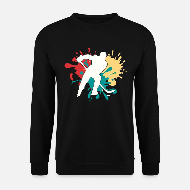 Eishockey - Unisex Pullover - Schwarz