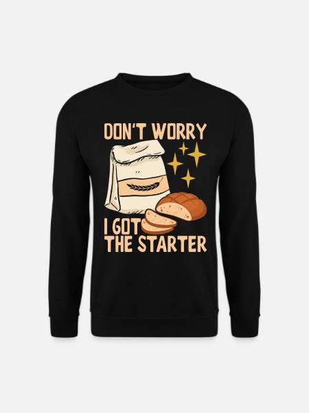 Bäcker Bäckerei Backen - Unisex Pullover - Schwarz