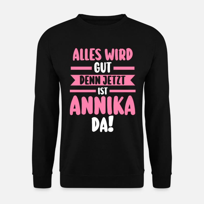 Annika - Unisex Pullover - Schwarz