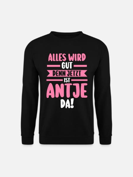 Antje - Unisex Pullover - Schwarz
