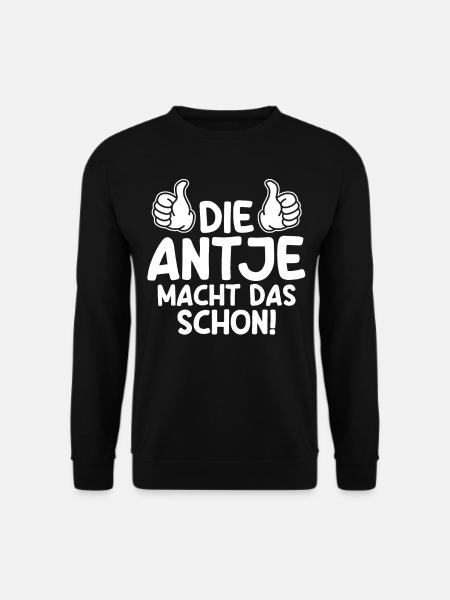 Antje - Unisex Pullover - Schwarz