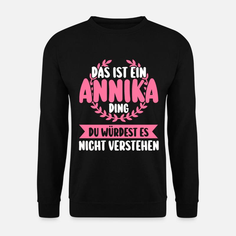 Annika - Unisex Pullover - Schwarz