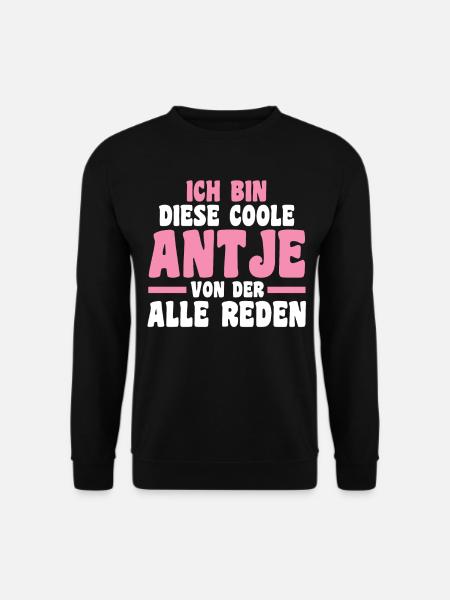 Antje - Unisex Pullover - Schwarz