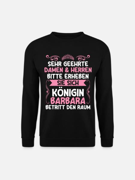 Barbara - Unisex Pullover - Schwarz