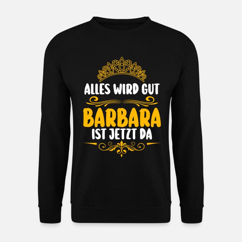 Barbara - Unisex Pullover - Schwarz