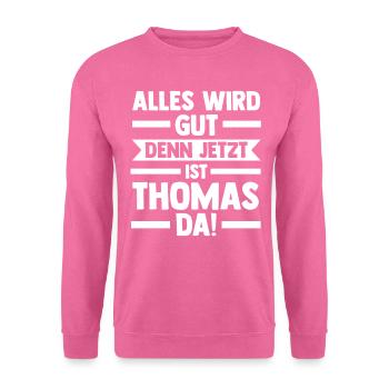 Thomas - Unisex Pullover - Pink - Vorne
