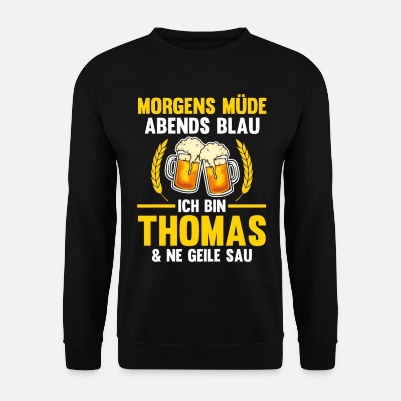 Thomas - Unisex Pullover - Schwarz