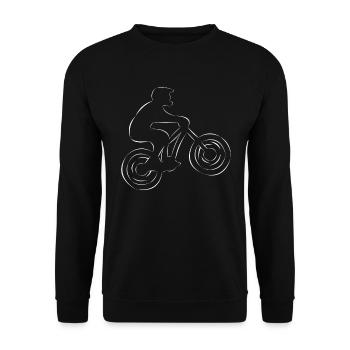 Motocross VTT - Sweat-shirt Unisexe - noir - Devant - Alina (178cm) & Michal (187cm)