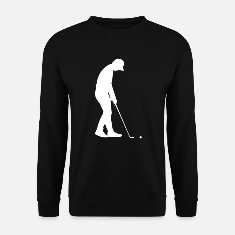 Golf Silhouette - Unisex Sweatshirt - black