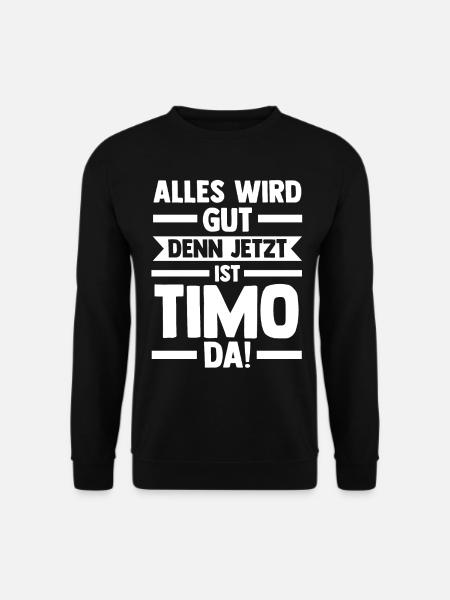 Timo - Unisex Pullover - Schwarz