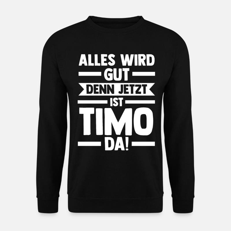 Timo - Unisex Pullover - Schwarz