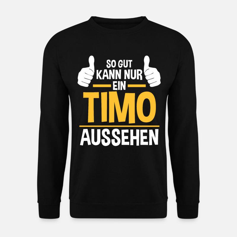 Timo - Unisex Pullover - Schwarz