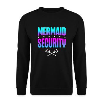 Mermaid Safety Mermaid Lover - Sweat-shirt Unisexe - noir - Devant - Alina (178cm) & Michal (187cm)
